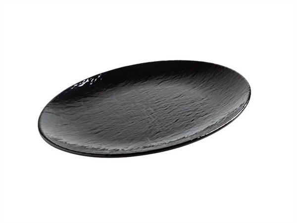 vassoio ovale melamina 49x36 (disponibilità bianco o nero)